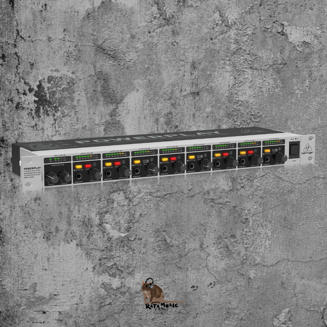 Behringer Ha8000 Amplificador De Audifonos 8 Canales!